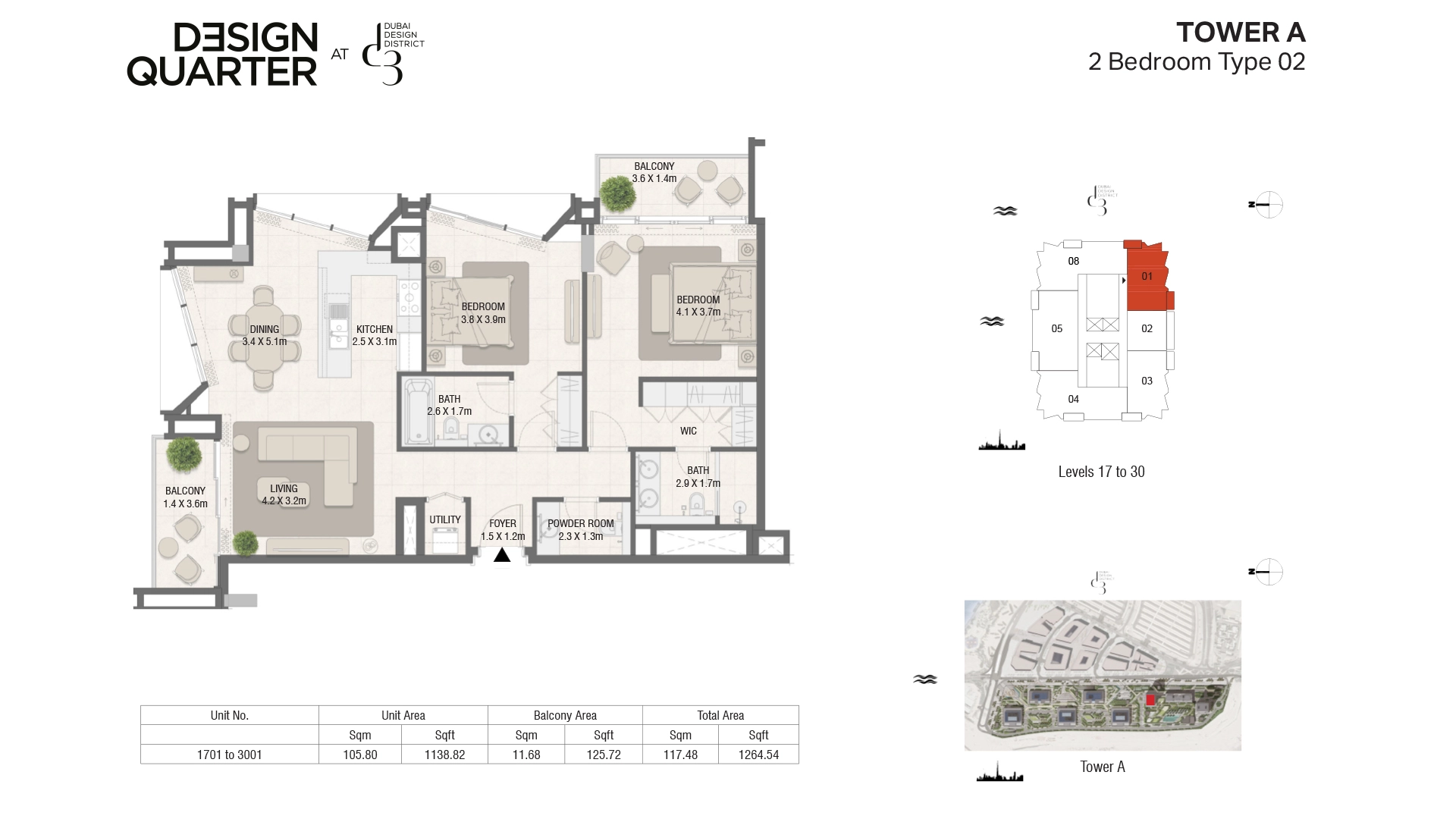 2 BR - Type B